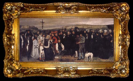 framed  Gustave Courbet Burial at Ornans, ta009-2